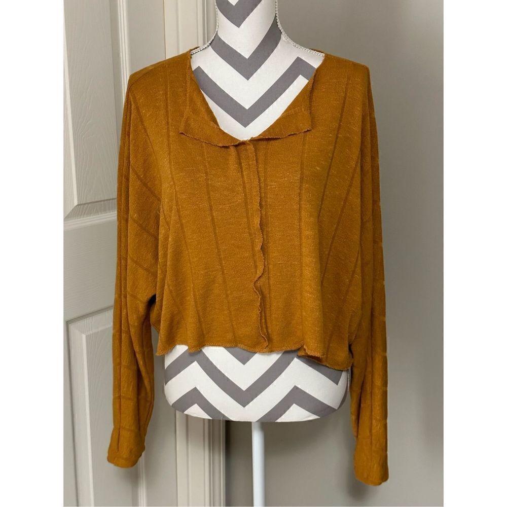 Forever 21 oversize raw edge sweater